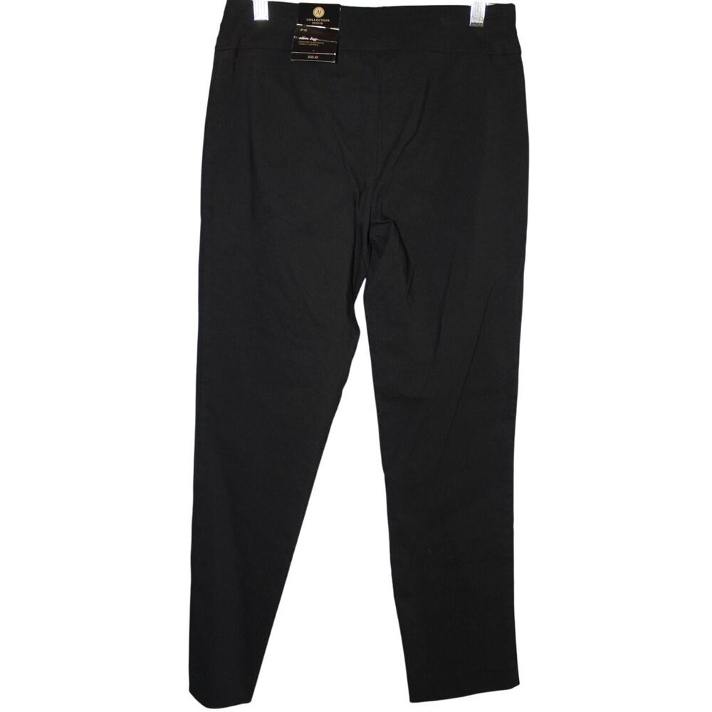JM Collection Rivet Pants Slim Leg Tummy Control Comfort Waistband PetiteSmall - Picture 2 of 7
